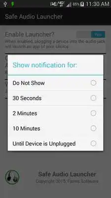 Play Safe Audio Launcher