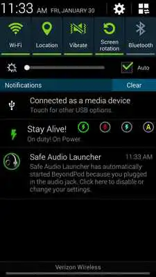 Play Safe Audio Launcher