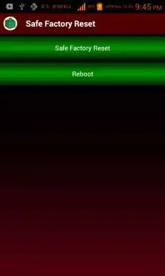 Play Safe Factory Reset Play Safe Factory Reset