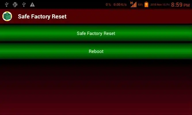 Play Safe Factory Reset Play Safe Factory Reset