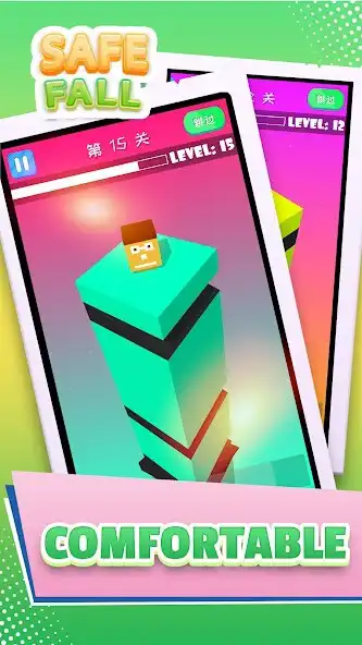 Play Safe Fall - Casual Game as an online game Safe Fall - Casual Game with UptoPlay