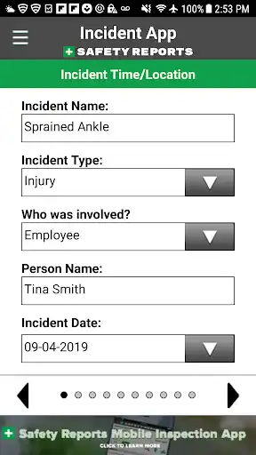 Play Safety Incident App as an online game Safety Incident App with UptoPlay