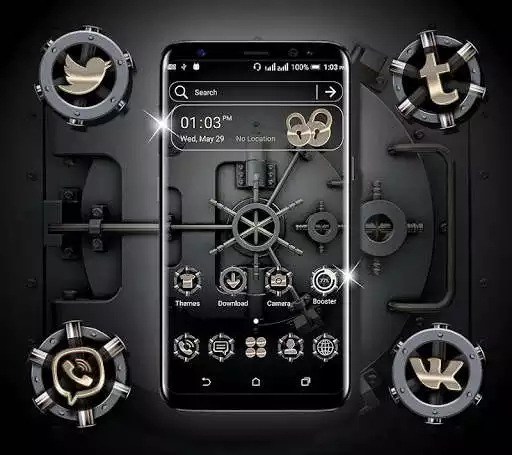 Play Safe Vault Launcher Theme  and enjoy Safe Vault Launcher Theme with UptoPlay