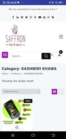 Play SAFFRON Nuts N Spices as an online game SAFFRON Nuts N Spices with UptoPlay