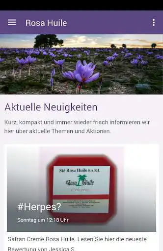 Play Safran Creme Rosa Huile  and enjoy Safran Creme Rosa Huile with UptoPlay