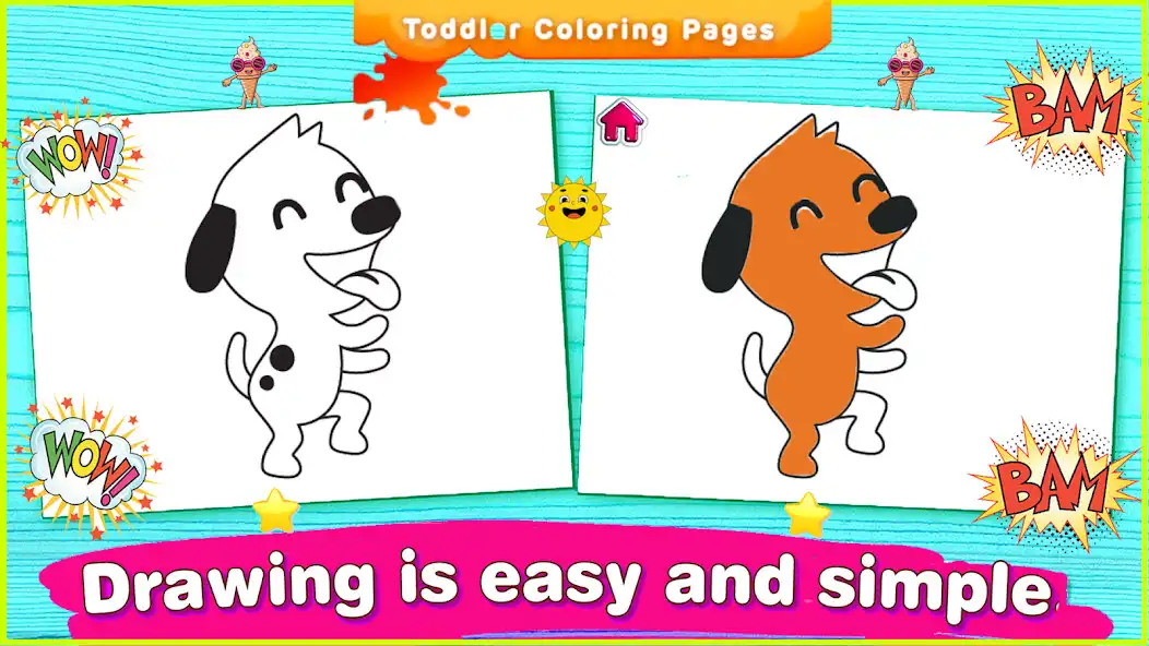 Play Sago Mini - Coloring as an online game Sago Mini - Coloring with UptoPlay