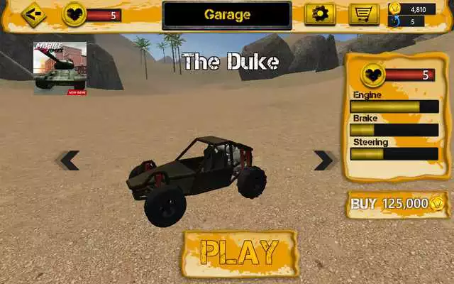 Play Sahara Prado : Desert Racing
