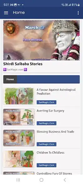 Play Saibaba Daily Blessings as an online game Saibaba Daily Blessings with UptoPlay