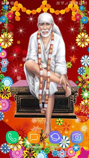 Play Saibaba live wallpaper