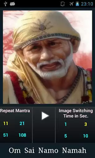 Play Sai Baba Mantra