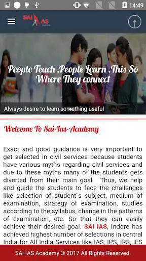 Play SAI IAS ACADEMY as an online game online SAI IAS ACADEMY with UptoPlay Play SAI IAS ACADEMY as an online game SAI IAS ACADEMY with UptoPlay