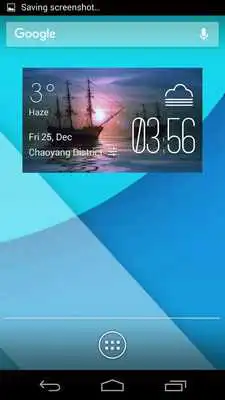 Play sailboat weather widget/clock