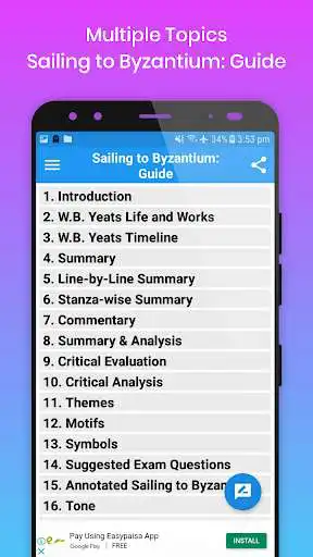 Play Sailing to Byzantium: Guide as an online game Sailing to Byzantium: Guide with UptoPlay