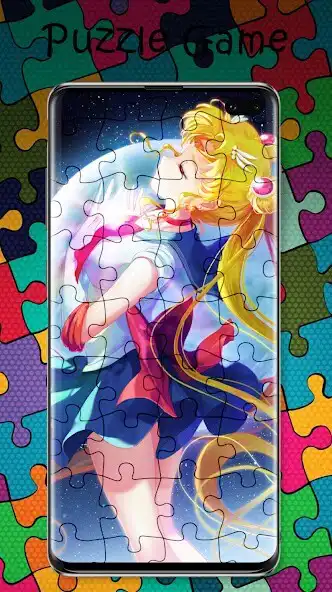 Play Sailor Moon game puzzle as an online game Sailor Moon game puzzle with UptoPlay