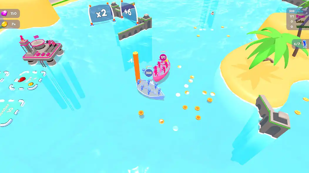 Play Sails Battle: Naval War.io  and enjoy Sails Battle: Naval War.io with UptoPlay