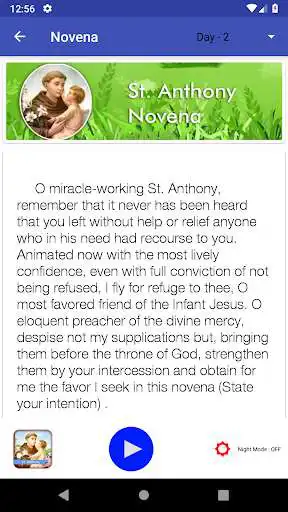Play Saint Anthony Novena And Prayers as an online game Saint Anthony Novena And Prayers with UptoPlay
