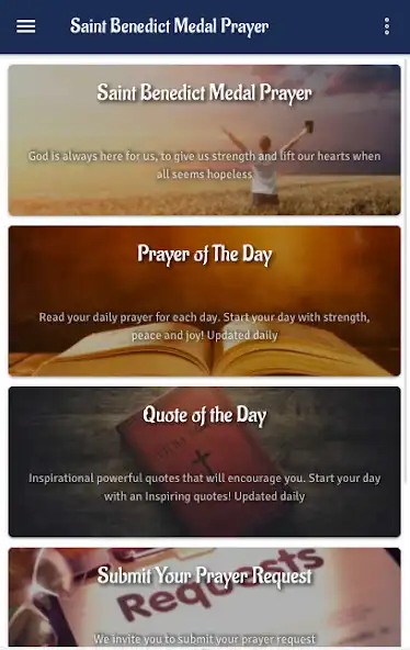 Play Saint Benedict Medal Prayer - For Protection  and enjoy Saint Benedict Medal Prayer - For Protection with UptoPlay