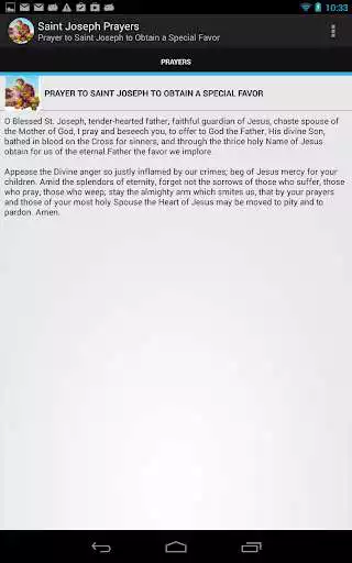 Play Saint Joseph Prayers as an online game Saint Joseph Prayers with UptoPlay