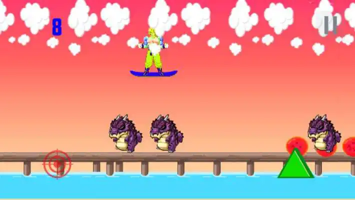 Play Saiyan Goku skater shooting