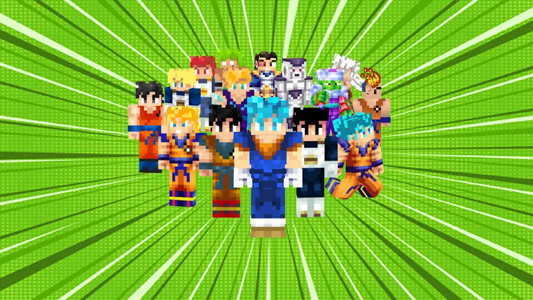 Play Saiyanz Skins for Minecraft PE  and enjoy Saiyanz Skins for Minecraft PE with UptoPlay