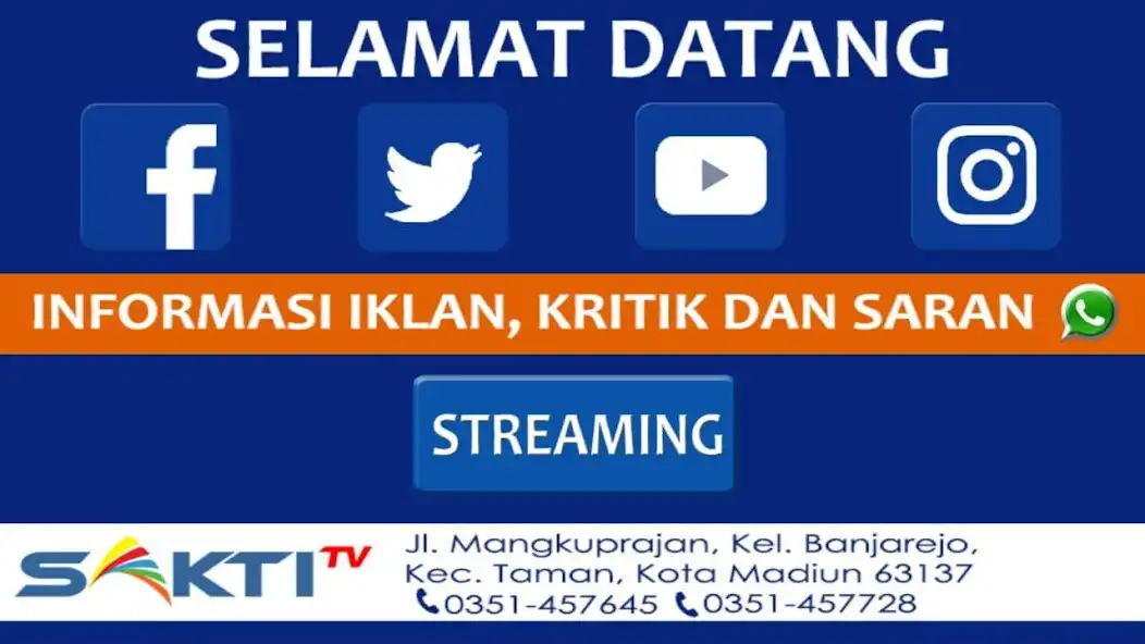 Play Sakti TV Streaming  and enjoy Sakti TV Streaming with UptoPlay