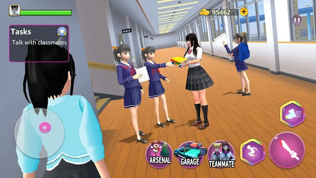 Play Sakura Anime School Girls 3D as an online game Sakura Anime School Girls 3D with UptoPlay