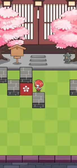 Play Sakura Courtyard - Sokoban as an online game Sakura Courtyard - Sokoban with UptoPlay