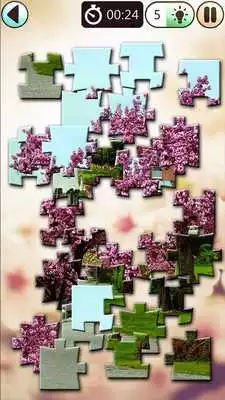 Play Sakura Jigsaw Puzzles