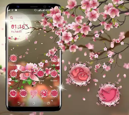 Play Sakura Launcher Theme  and enjoy Sakura Launcher Theme with UptoPlay