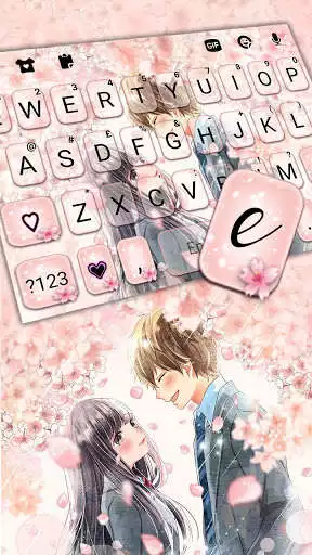 Play Sakura Love Anime Keyboard Background as an online game Sakura Love Anime Keyboard Background with UptoPlay