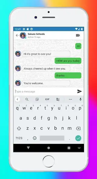 Play Sakura SchooI Fake call - chat  and enjoy Sakura SchooI Fake call - chat with UptoPlay