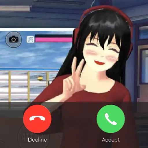 Play Sakura School fake video chat APK