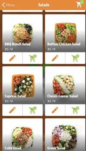 Play Salad and Go Ordering App as an online game Salad and Go Ordering App with UptoPlay