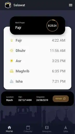 Play Salah Times  and enjoy Salah Times with UptoPlay