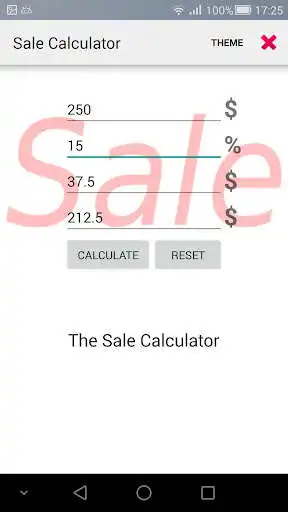 Play Sale Calculator