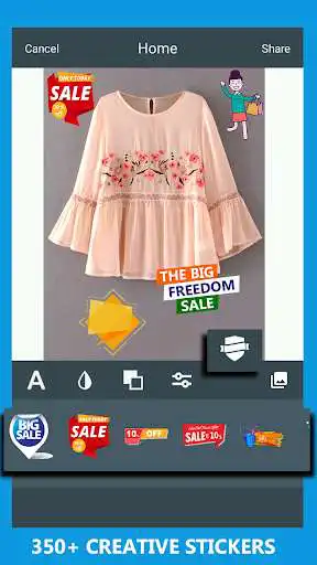 Play Sale Poster Maker & Poster Designer as an online game Sale Poster Maker & Poster Designer with UptoPlay