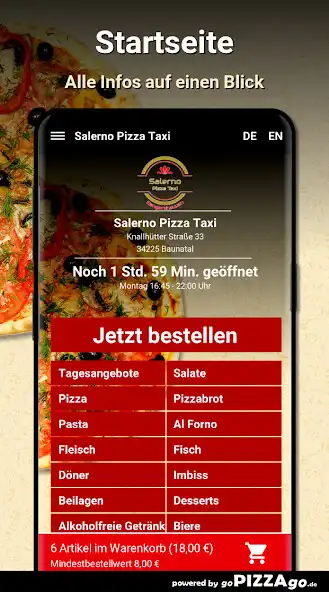 Play Salerno Pizza Taxi Baunatal as an online game Salerno Pizza Taxi Baunatal with UptoPlay