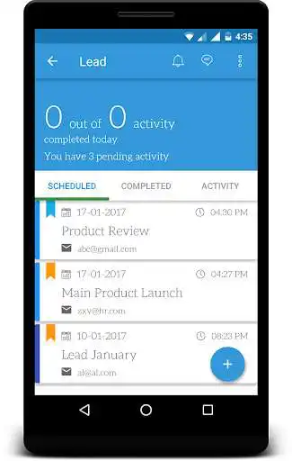 Play APK Salesfokuz - Mobile CRM  and enjoy Salesfokuz - Mobile CRM with UptoPlay trinitymascot.com.salesfokuz
