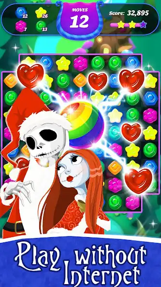 Play Sally Skellington Sweet Puzzle  and enjoy Sally Skellington Sweet Puzzle with UptoPlay