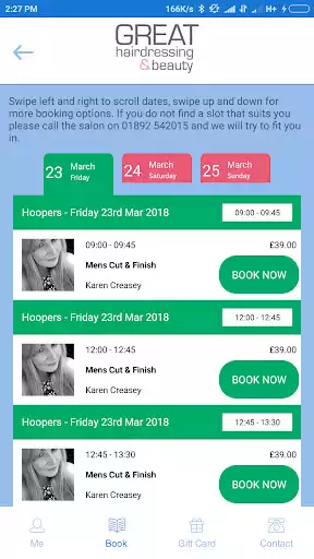 Play SalonIQ Online Booking as an online game SalonIQ Online Booking with UptoPlay
