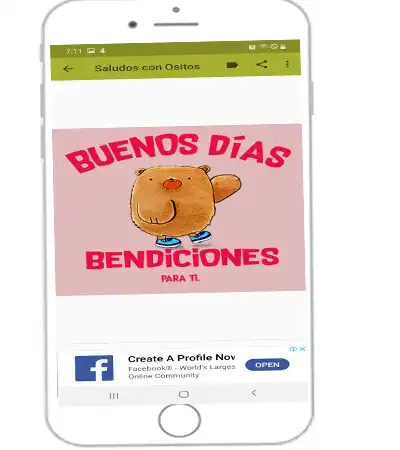 Play Saludos Diarios, Ositos con Saludos as an online game Saludos Diarios, Ositos con Saludos with UptoPlay