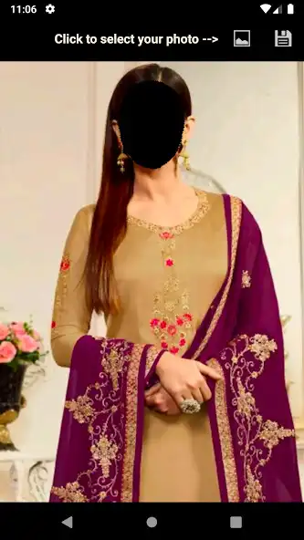Play Salwar Suit Trial Studio as an online game Salwar Suit Trial Studio with UptoPlay