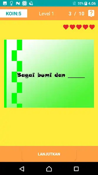 Play Sambung Peribahasa as an online game Sambung Peribahasa with UptoPlay