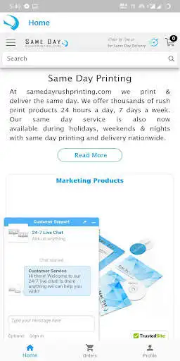 Play Same Day Rush Print as an online game Same Day Rush Print with UptoPlay