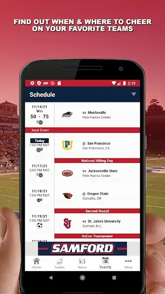 Play Samford Sports as an online game Samford Sports with UptoPlay