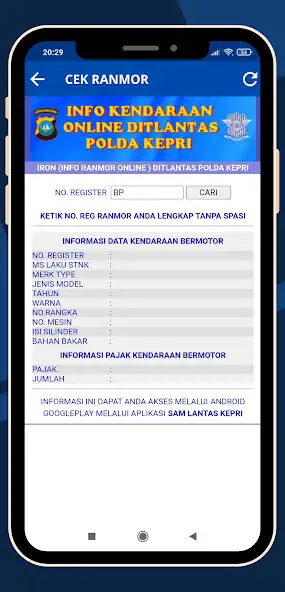 Play SAM LANTAS KEPRI - INFO PAJAK as an online game SAM LANTAS KEPRI - INFO PAJAK with UptoPlay
