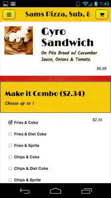 Play Sams Pizza, Sub, Sandwich Play Sams Pizza, Sub, Sandwich