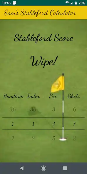 Play Sams Stableford Calculator as an online game Sams Stableford Calculator with UptoPlay