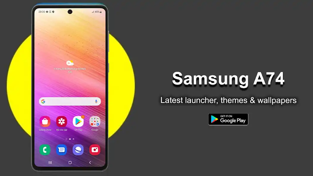 Play Samsung Galaxy A74 Launcher  and enjoy Samsung Galaxy A74 Launcher with UptoPlay