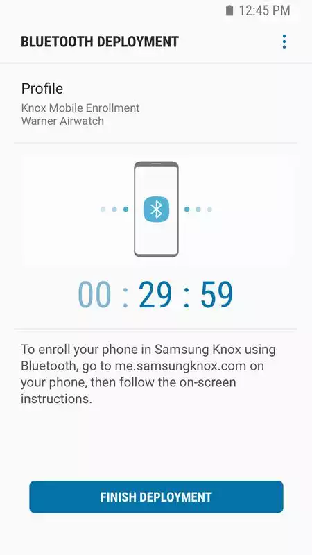 Play Samsung Knox Deployment